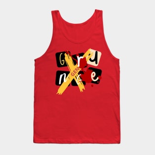 GRUNGE 80S  ROCK POP  MUSIC STYLE Tank Top